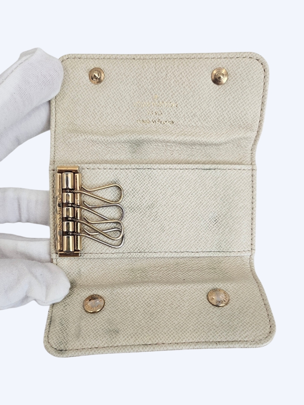 Louis Vuitton Mini Lin Key Holder - Picture 9 of 14